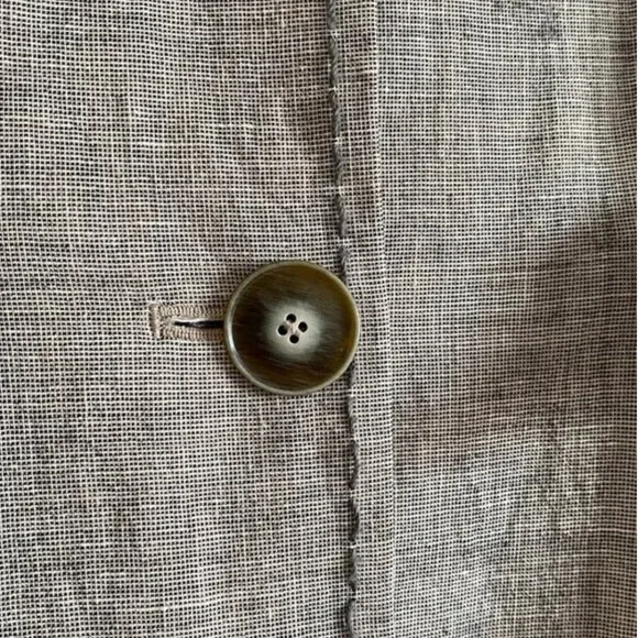 Riani • Long Linen–Virgin Wool Blazer • Size 10 - Picture 5 of 13